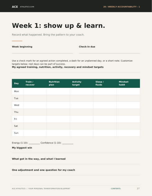 Preview of a worksheet inside the Ace Blueprint