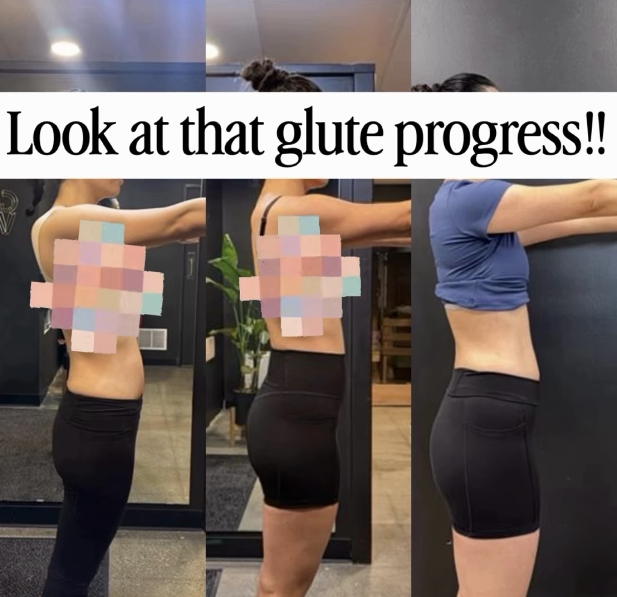 Strength and physique progress comparison shared by Ace